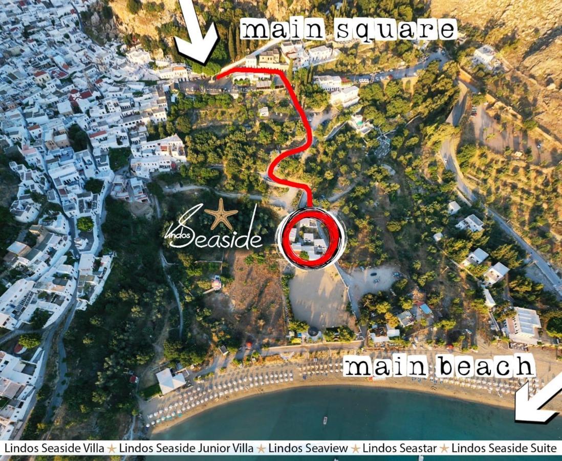 Lindos Seaside Suite Luaran gambar